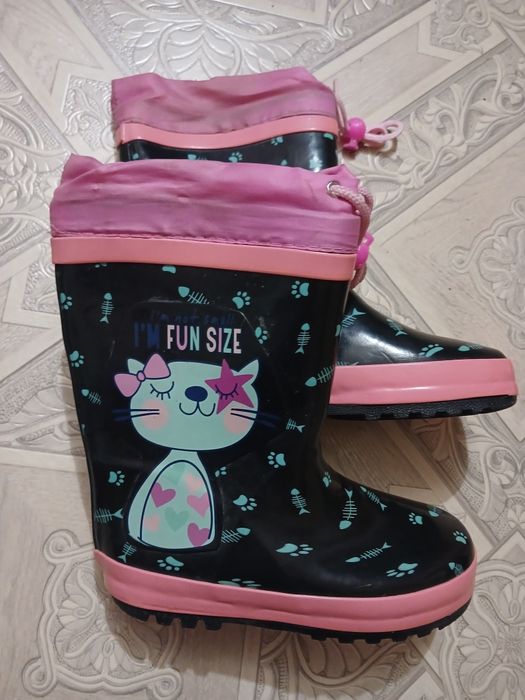 Детские резиновые сапоги