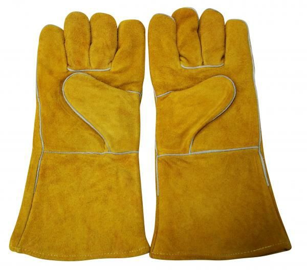 Manusi sudor JASIC din piele de bovina cusute cu snur kevlar