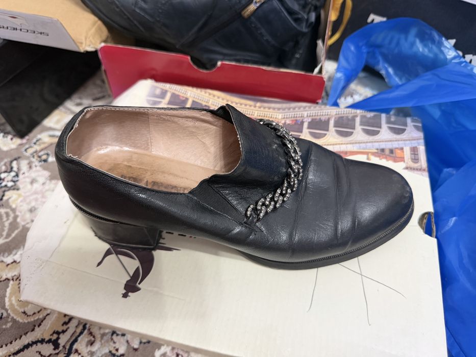 Обувь женская кожаная