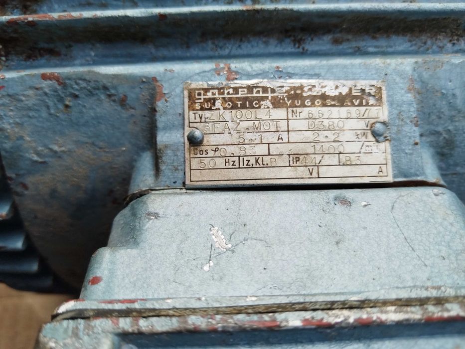 Motor electric 380 cu puterea de 2,2 kw