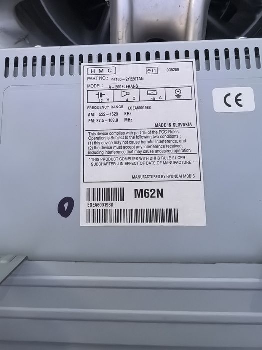 Radio Cd player MP3 Hyundai Ix35 / Tucson / Kia