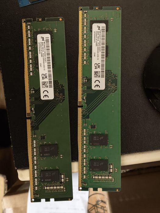 Vând kit RAM DDR4 Micron 2x8Gb 3200