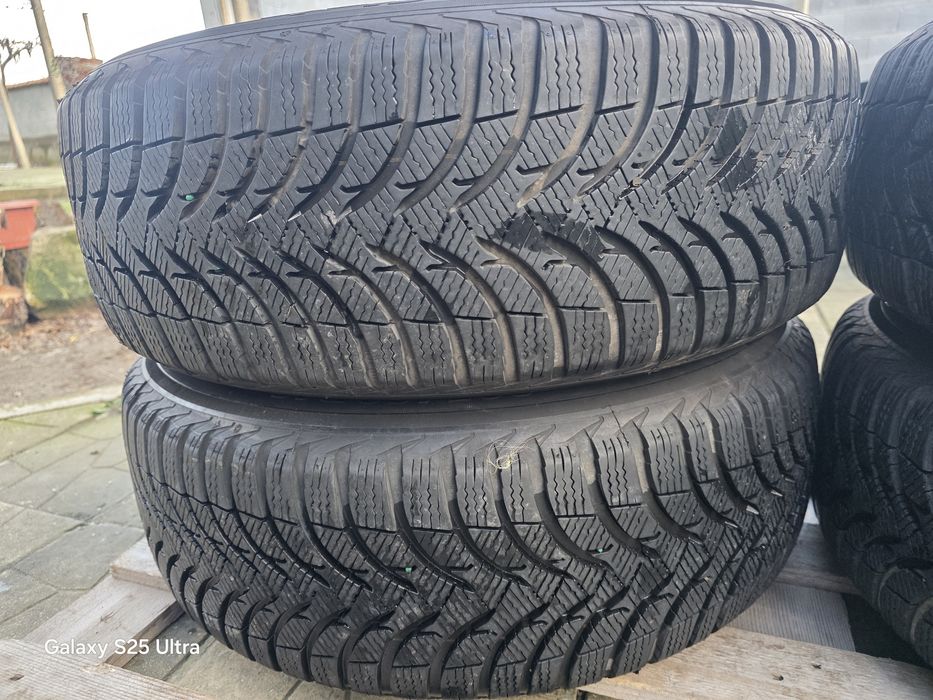Лети джанти 16ки 5х112 Rial Mercedes + зимни гуми 205/60/16 Michelin