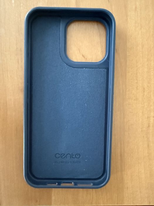 Husă Cento Silicon iPhone 15 Pro Max – Albastru Închis / Bleomarin