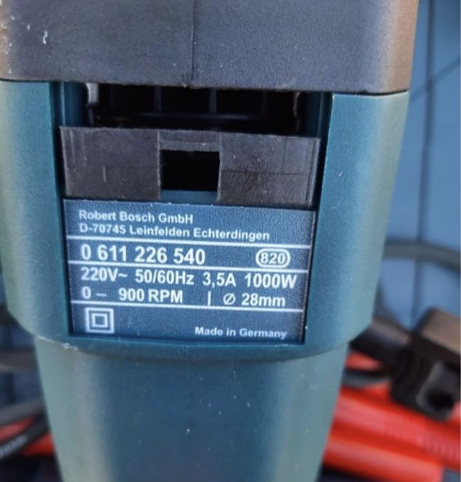 Нов Немски Перфоратор BOSCH 2-28 ,1000W Бош 2-28 с 2 патронника!!!