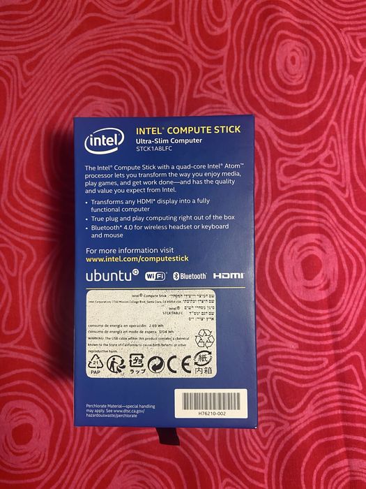 Vând intel compute stick