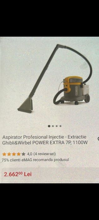 Aspirator profesional injectie extractie - Ghibli & Wirbel