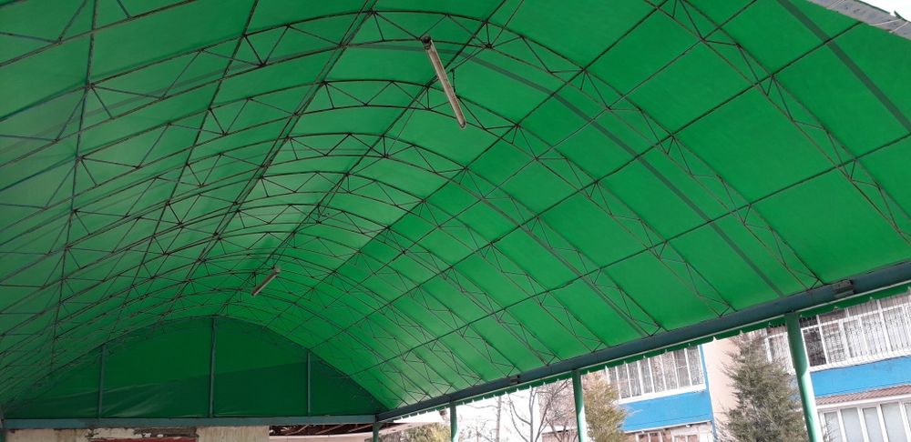 Банер баннер тент сетка установка