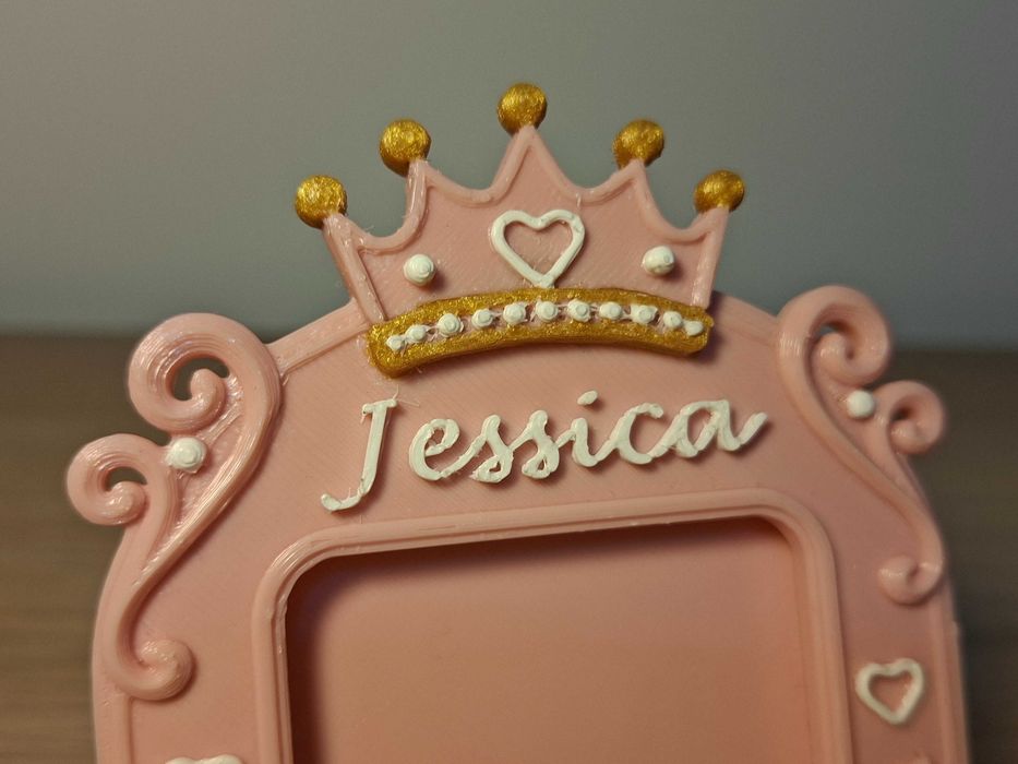 Mărturii de botez / Ramă personalizată printată 3D