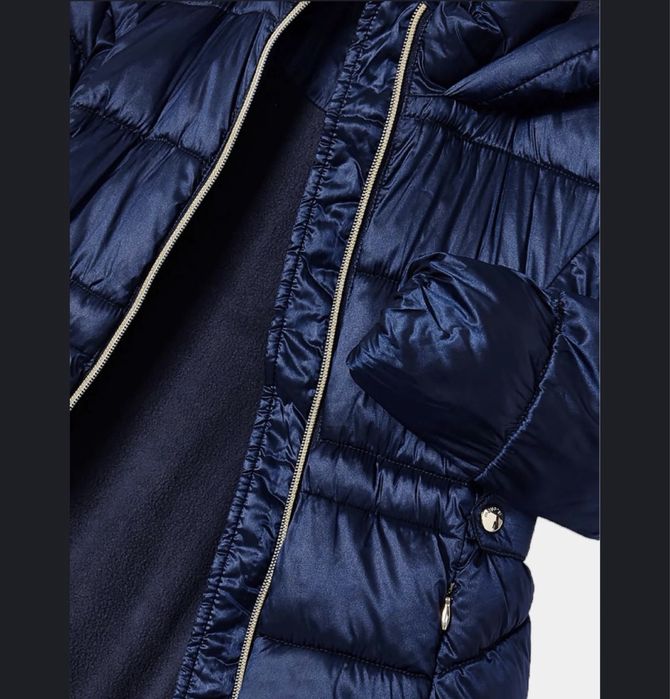 Зимно яке Mayoral Zara H&M Guess Nike детско яке синьо момиче