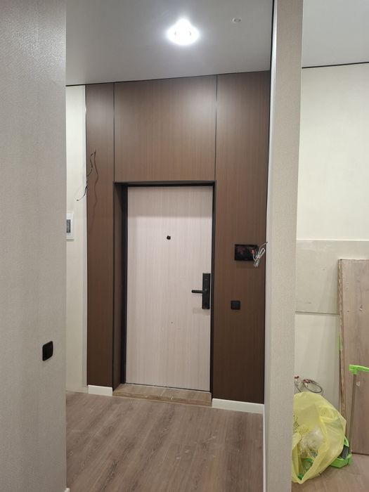 Установка бамбук панелей