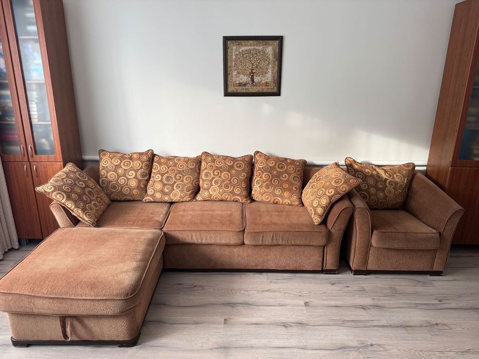 Диван угловой, с  креслом