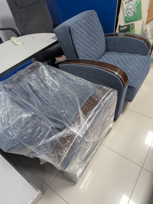 Комплект диван с 2 креслами, новые