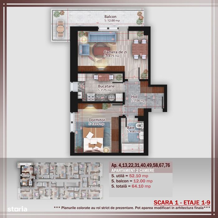 2 camere decomandat Theodor Pallady, Debara, PREMIUM, Metrou Teclu 12*