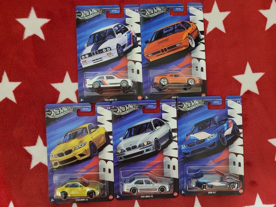 Vand set Hot Wheels Silver Series BMW Edition