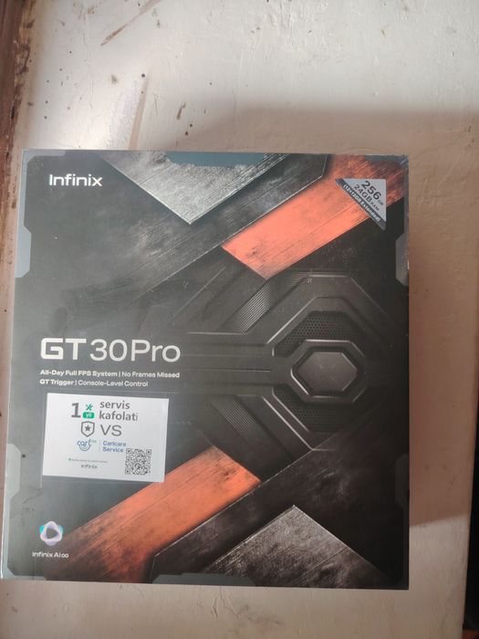 Infinix GT30 pro yangi karobka dakementi bilan hech qanaqa aybi yuq