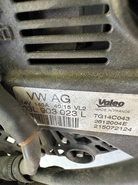 Alernator Vw Beetle 3 1.6 TDI  an 2012 - 2017 Golf 7 Passat B8