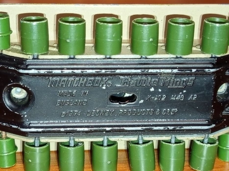 Machetă Tanc Matchbox metal,1974,raritate de colecție
