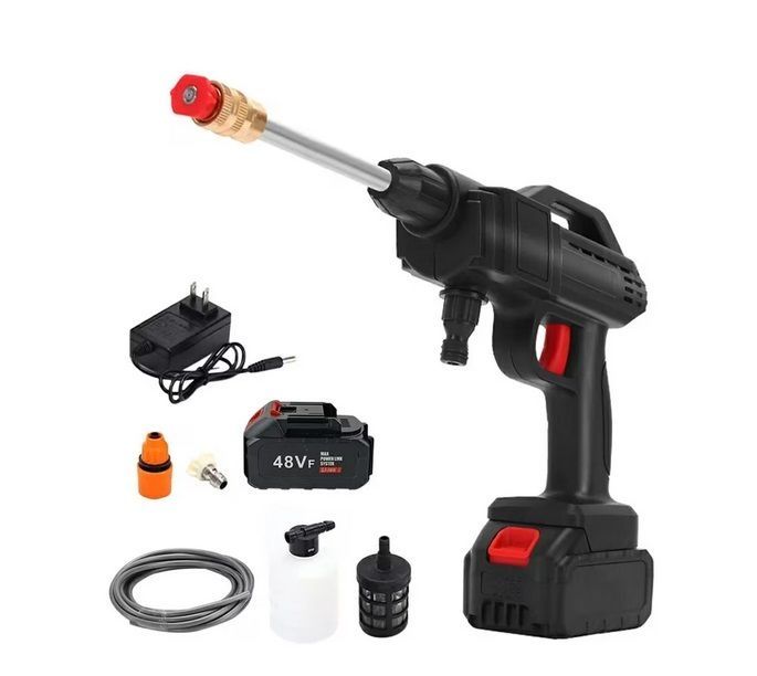 Акумулаторна Водоструйка 22 Бара, 1бр Батерия 48V 8Ah, Зарядно