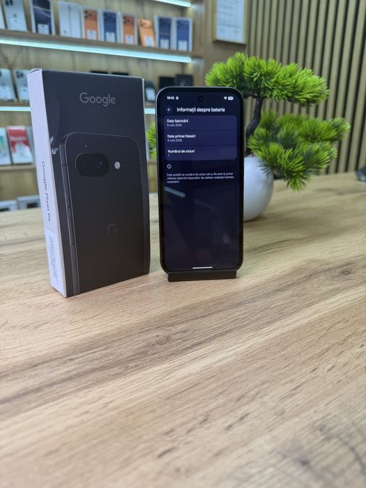 ‼️Google Pixel 9A 128Gb Black - Sanatate bat.100% - Garantie 12 lei