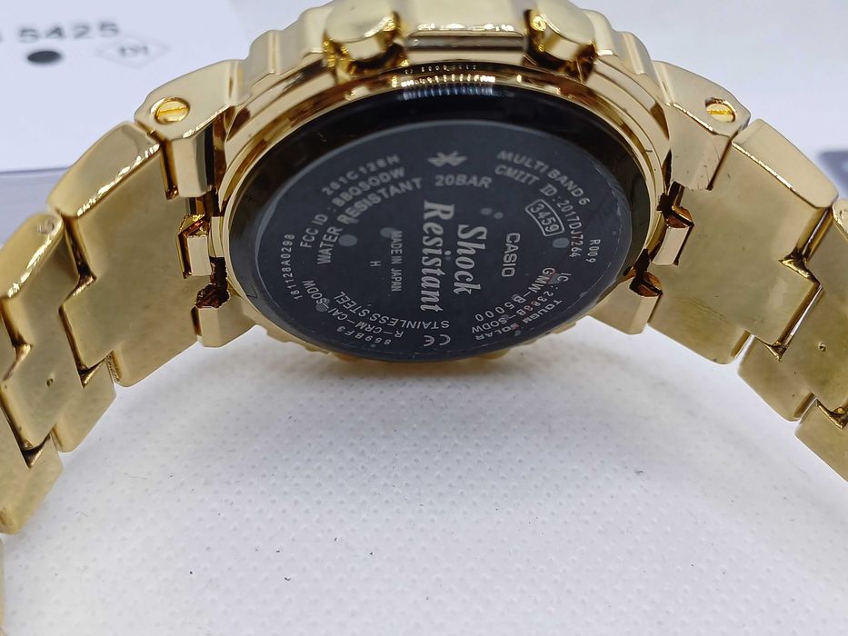 Ceas barbati Clasic Casio g shock gmw b5000gd GOLD FULL METAL  Nou,Garantie 2 ani