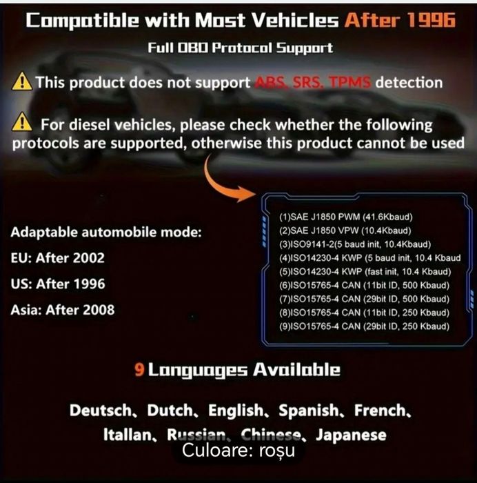 Tester auto  VAG OBD 2 Diagnoza auto