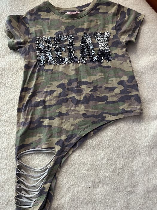 Тениска за момиче с надпис