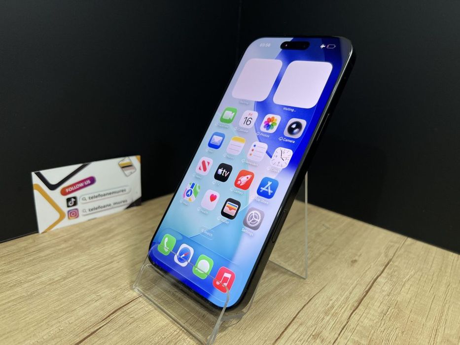 Iphone 16 Pro Max 256Gb Titanium Black Second-Hand Foarte Bun 3 ani ga