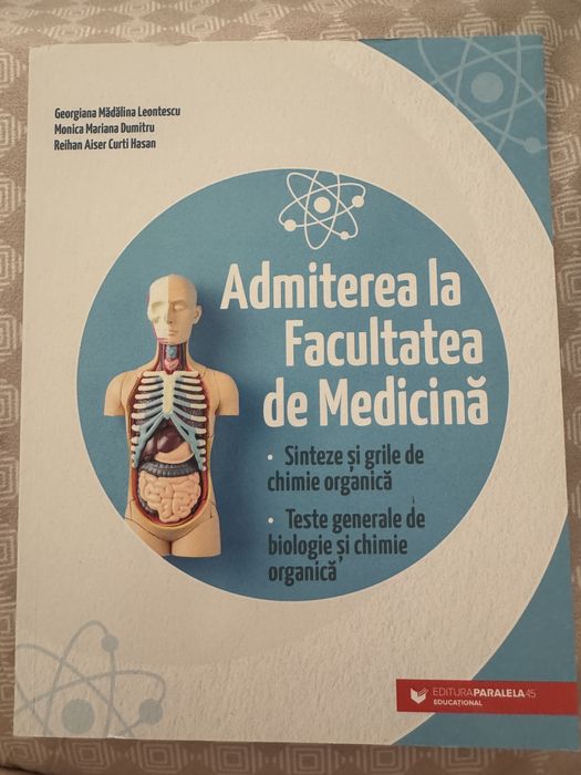 Carte pentru admiterea la facultatea de medicina