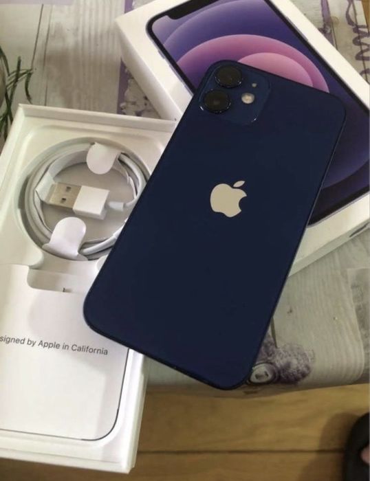 iPhone 12 128GB Blue, full box, Baterie 77%