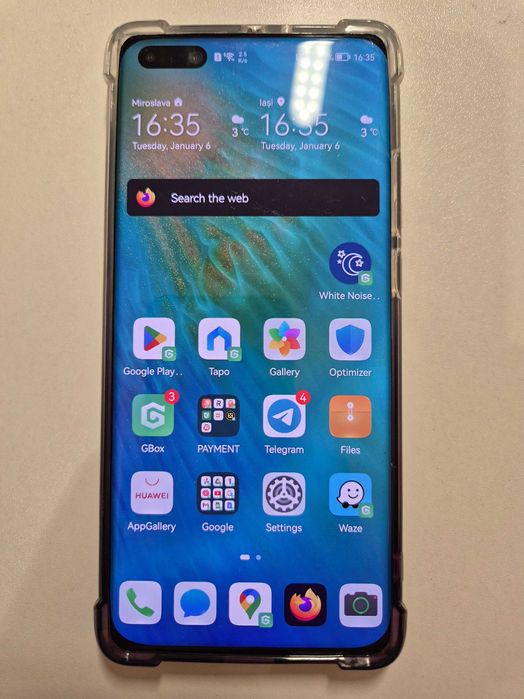 Huawei P40 Pro+ (ELS-N39) (512 GB, foto 10x optic, spate ceramica)