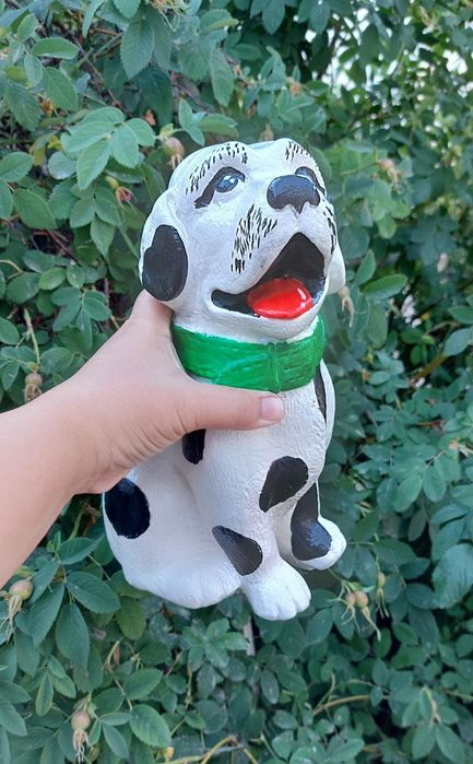 Копилка собачка ручная работа