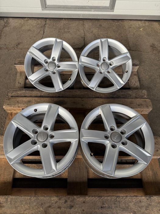 Jante originale Audi A4 Vw Golf Passat Skoda Octavia Seat 5x112 pe 16"