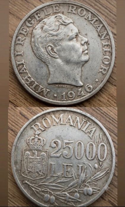 Moneda argint 25000/1946