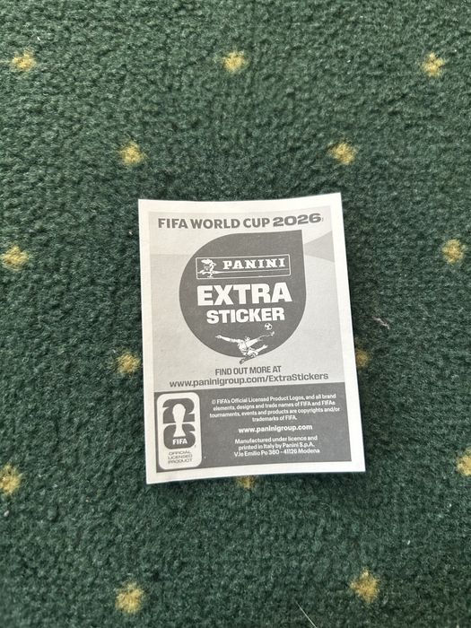 Extra Sticker World Cup Valverde Purple(UITATI-VA IN DESCRIERE VA ROG)