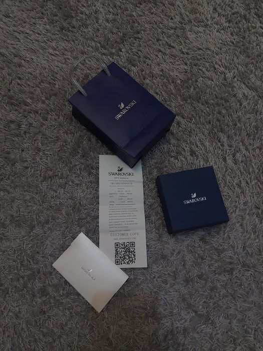 Lănțișor swarovski dancing swan