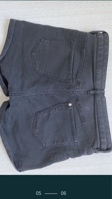 Къси дънкови панталонки H&M Denim