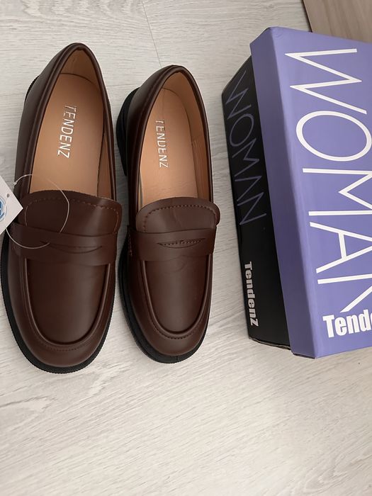 Дамски обувки кафяви Tendenz