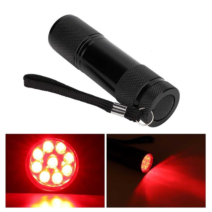 Lanterna 9 Leduri pentru vizualizare vene 625nm. Nou ambalata!