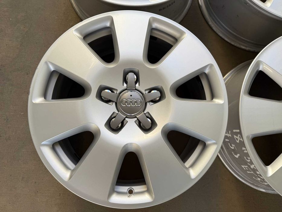 4 бр. оригинални алуминиеви джанти AUDI 18" 5x130 ф71.6, ET53, 7,5J