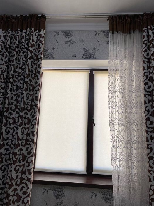 Жалюзи, ролл шторы, день и ночь.