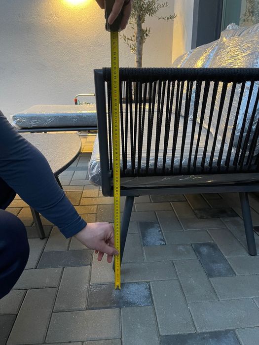 URGENT - Set terasă colțar + masă *ideal pentru gradina sau balcon*