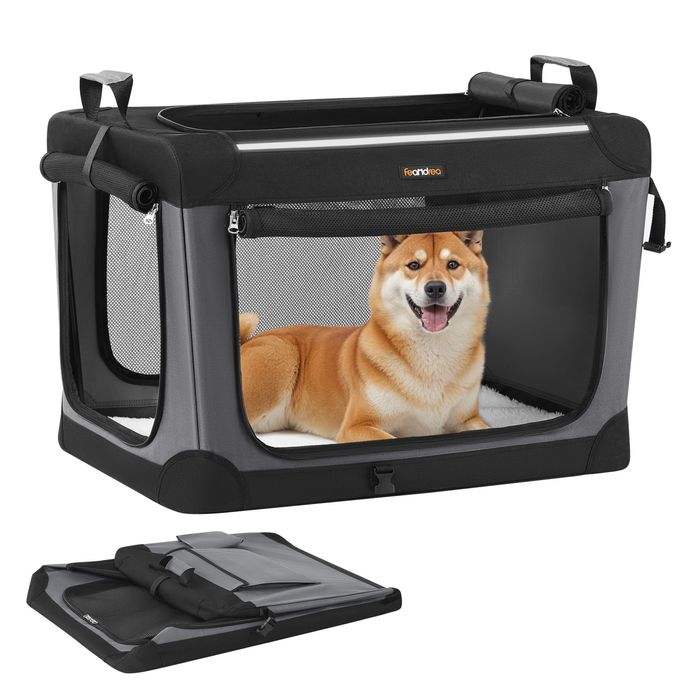 Транспортна чанта за големи домашни любимци Feandrea сгъваема