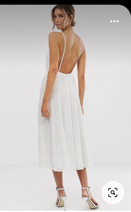 Rochie alba cununie /nunta  Asos Bride