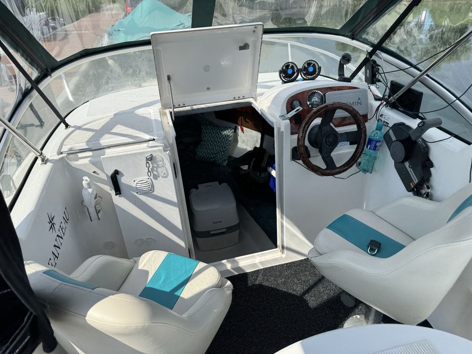 Jeanneau Leader 545. Honda Bf 100 Peridoc Proba pe loc Port Midia -SAU SCHIMB CU BARCA MAI MARE-