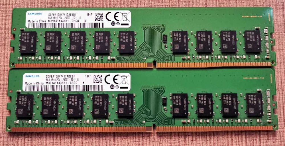 памет RAM Samsung 16Gb (8GB x2) DDR4 2400 UDIMM, ECC unbuffered