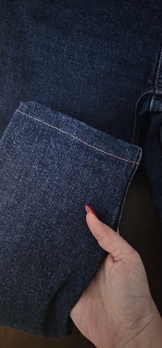 Тъмносини еластични дънки Tommy Hilfiger