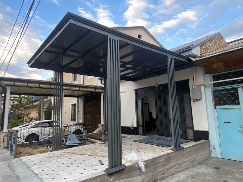 Навес метал хай тек