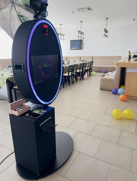 Video booth 360,cabina foto,oglindă foto,fum greu,baloane explozive
