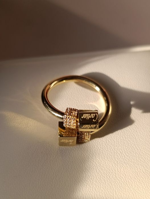 Золотое кольцо CARTIER Турецкая изделия проба 585, вес 3,31, раз,19,5